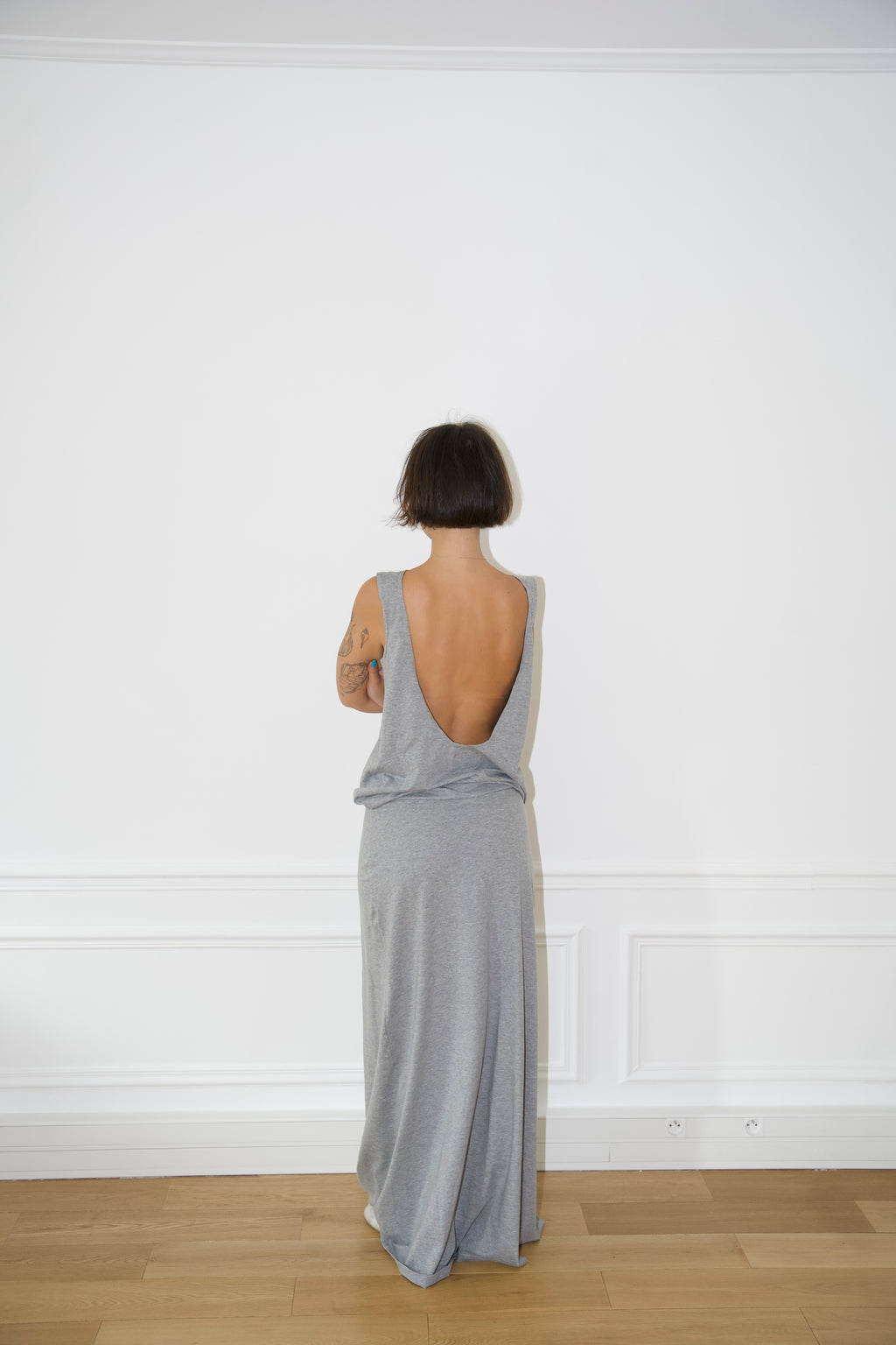 Robe dos nu en coton Adèle