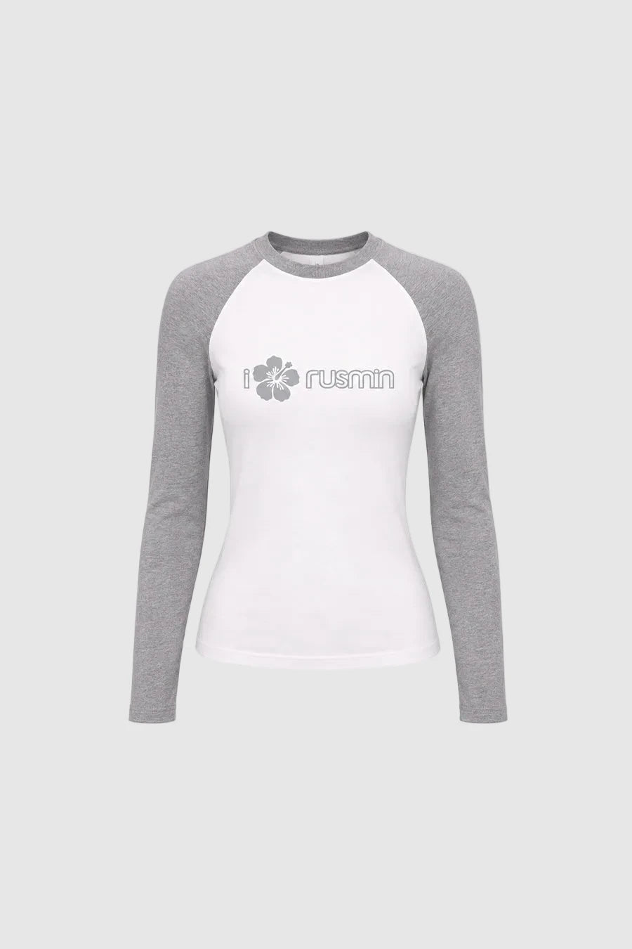 T-shirt baseball manches longues Gabi Hibiscus