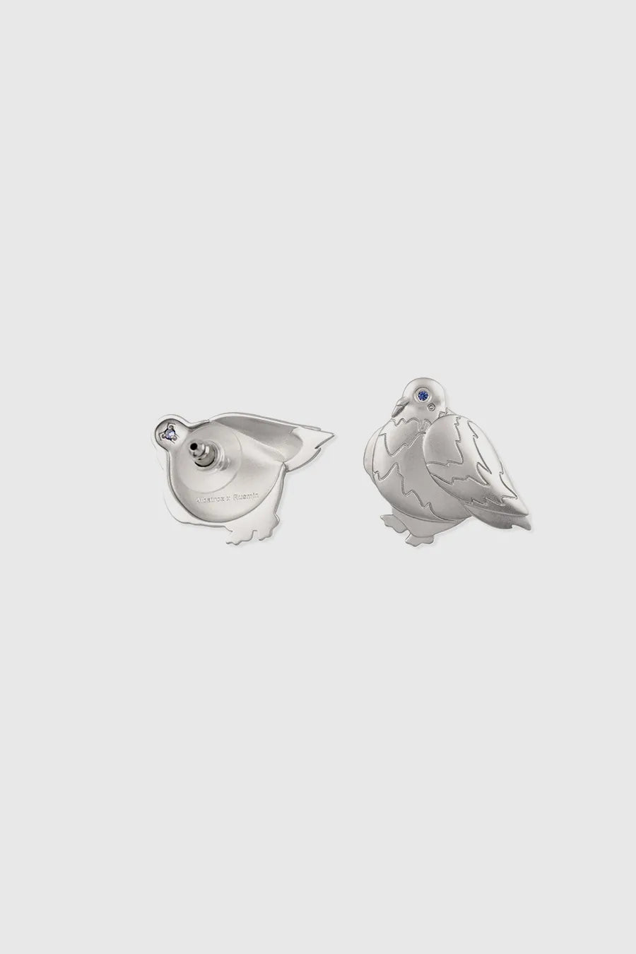 Boucles d'oreilles Pigeon en laiton