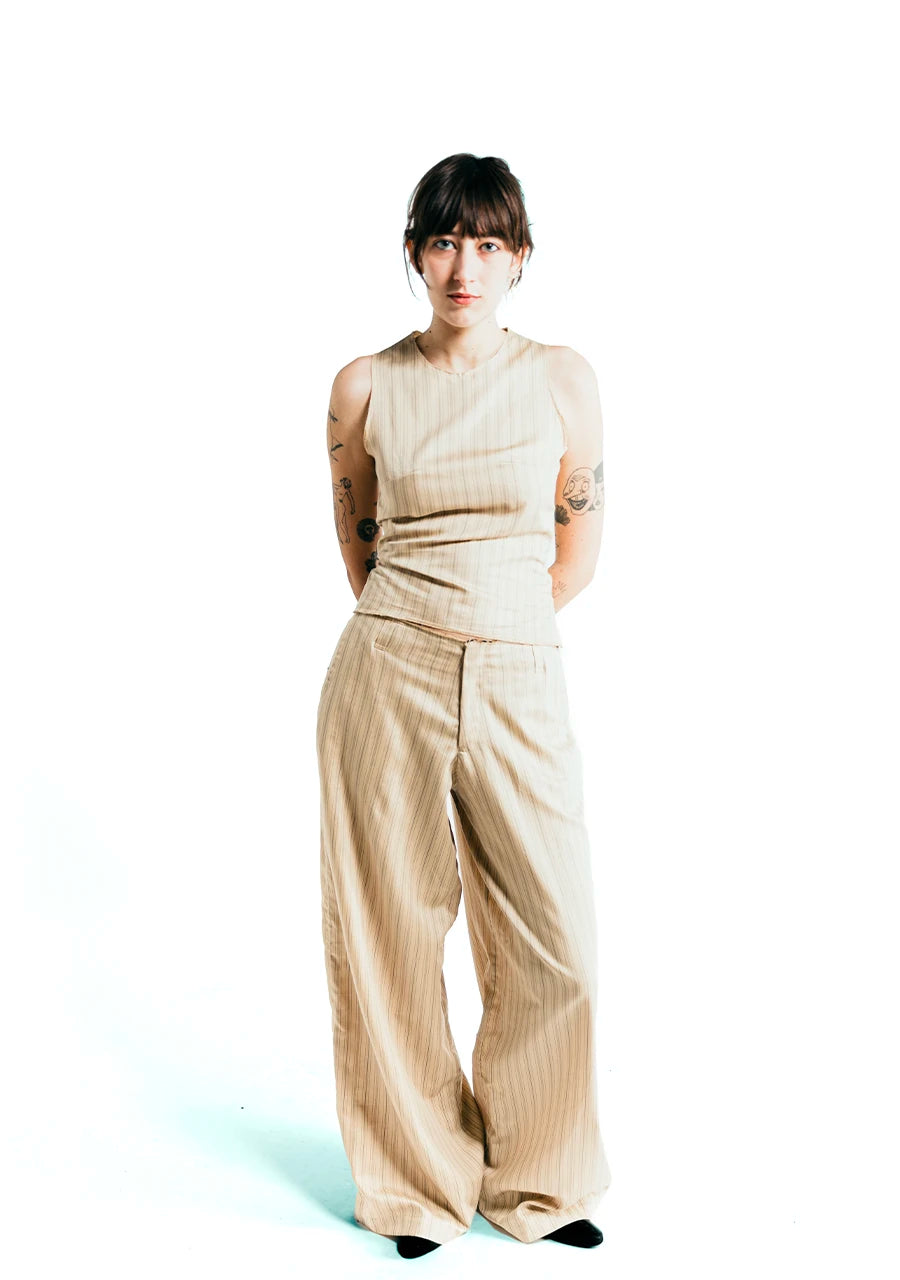 Top sans manches bords effilés Charlie (Pre-order)