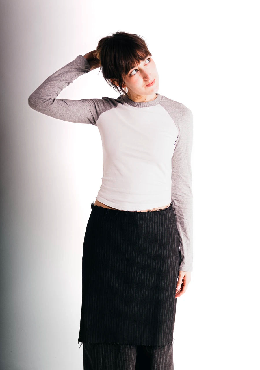 T-shirt baseball manches longues Gabi (Pre-order)