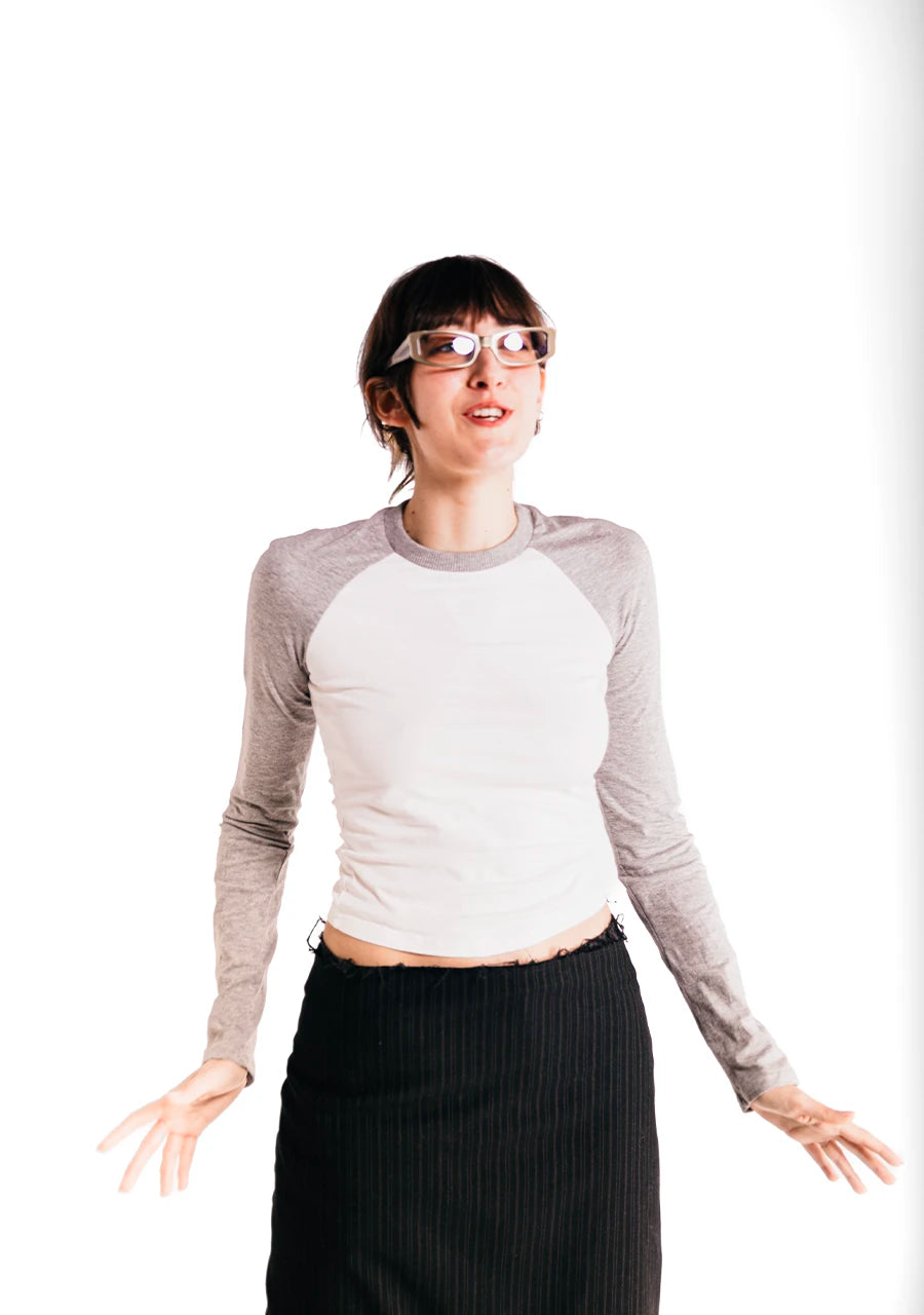 T-shirt baseball manches longues Gabi (Pre-order)