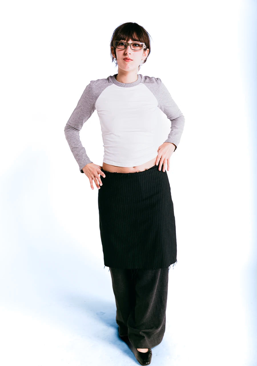 T-shirt baseball manches longues Gabi (Pre-order)