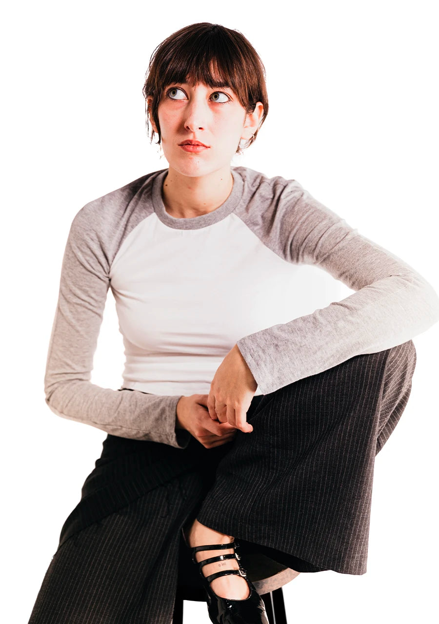 T-shirt baseball manches longues Gabi (Pre-order)